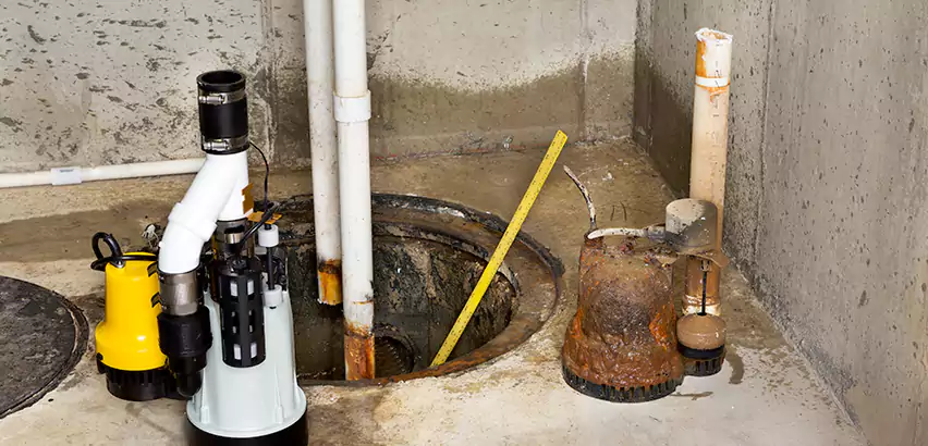 Installing Sump Pump in Finished Basement in Fishers, IN